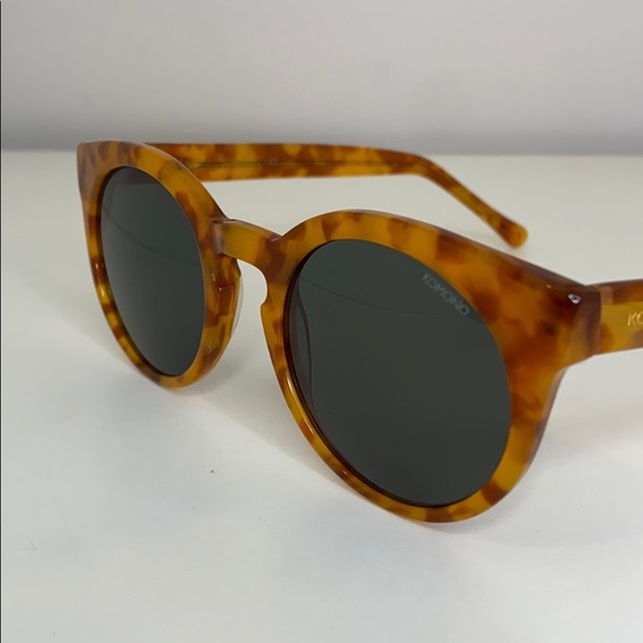 Komono Sunglasses Lulu Caramel Tortoise Cat Eye - Picture 16 of 16